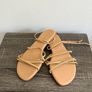 Tan sandals